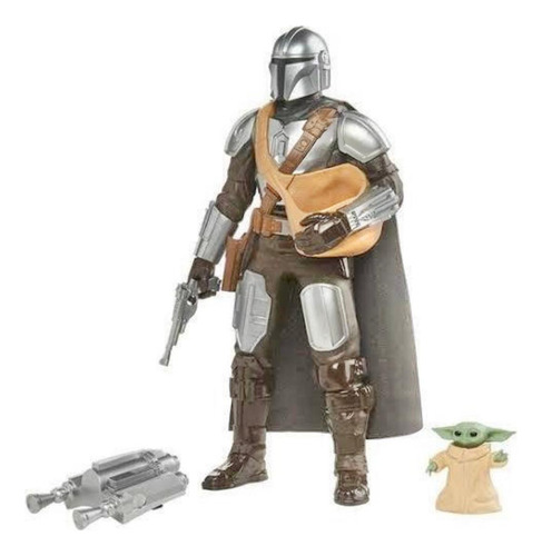 Figura Star Wars The Mandalorian Y Grogu Con Sonidos 619a