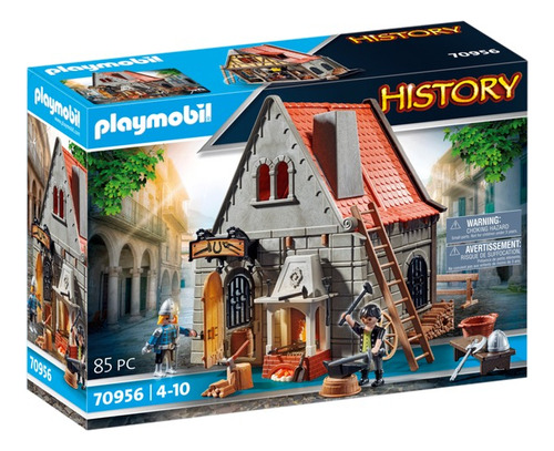 Playmobil History 70956 -  Herrero Medieval  Bunny Toys