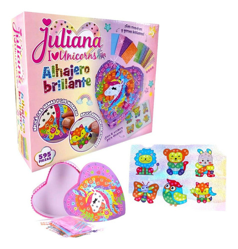 Juliana I Love Unicorns Alhajero Brillante 595 Acesorios 
