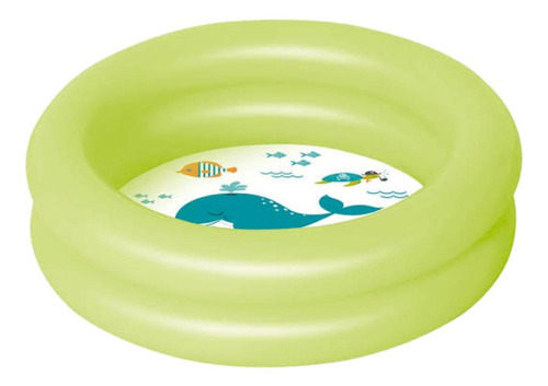 Piscina Inflável Infantil Bebe 28 Litros Mor Verde - 1780