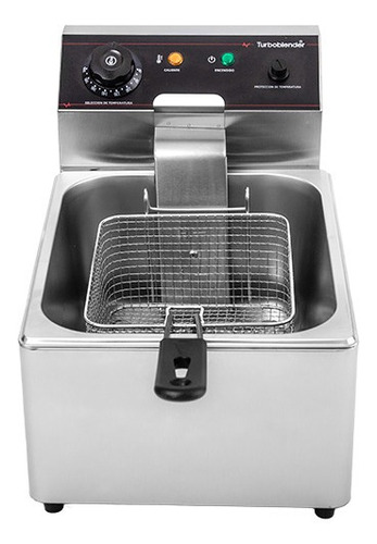 Freidora Eléctrica Comercial Turboblender 6 Litros Acero In.