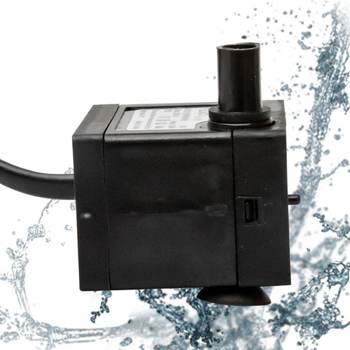 Mini Bomba Submersa Bombinha Fonte Água Aquário Peixe 220l/h