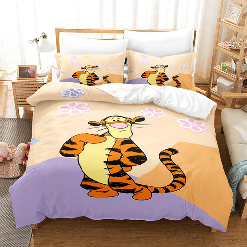 Juego De Cama Pooh Bear Cartoon Tigger