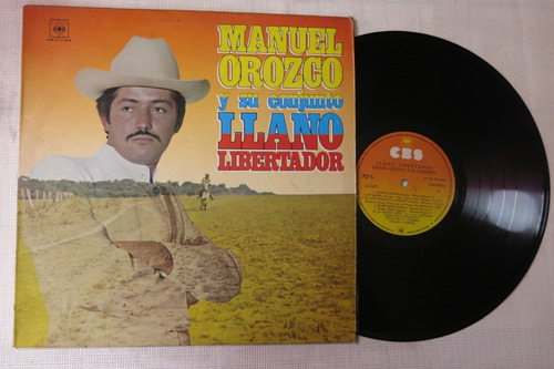 Vinyl Vinilo Lp Acetato Manuel Orozco Llano Libertador   