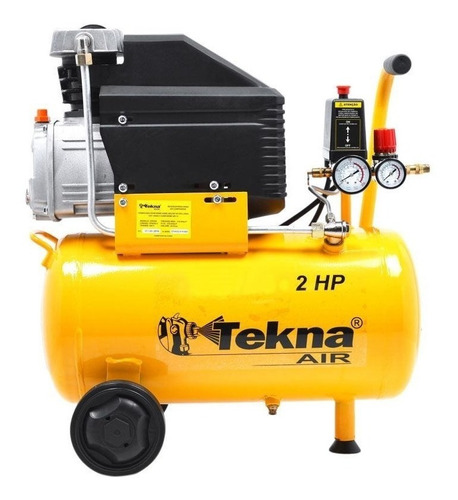 Compressor De Ar Portátil Cp8525 2 Hp 24 Litros Tekna 127v