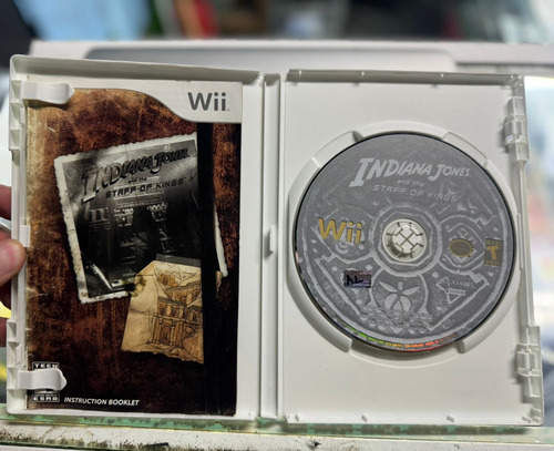 Indiana Jones And The Staff Of Kings Nintendo Wii Original (Usado)