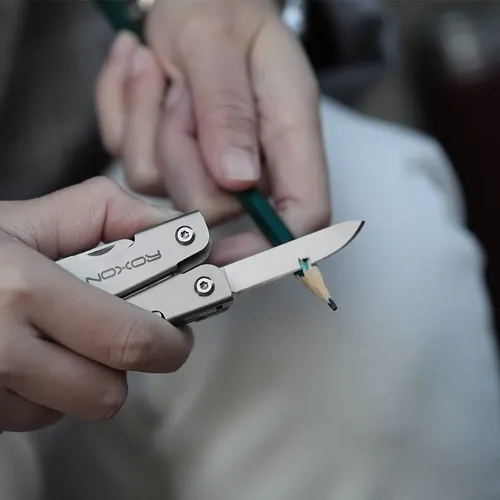 Multitool Roxon M2 14 En 1, Mini Ligero, Con Tijeras