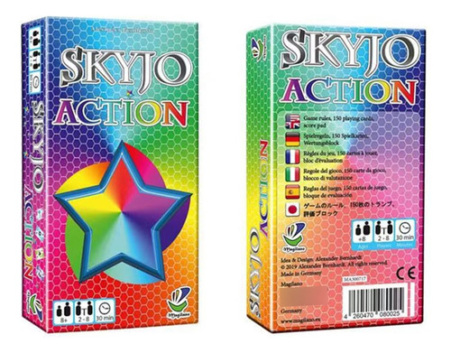 Juego De Mesa Skyjo Action, Juego De Cartas Skyjo Action Fun