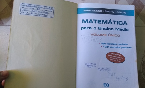 Imagem 6 de 9 de Matemática Para O Ensino Médio - Marcondes, Gentil & Sérgio