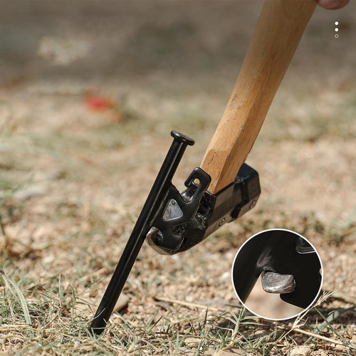 2 Estacas Para Tienda De Campaña. Spikes 30 Cm Con Soporte