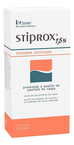 Stiprox Shampoo Anticaspa 1,5% Com 120ml