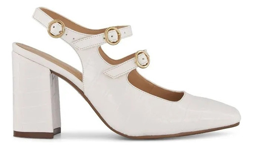 Zapatilla Sling Back Blanco Andrea 3347683