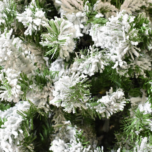 Arbol Pino Navidad Artificial Nevado 2.10 Mt 210nv Color Verde