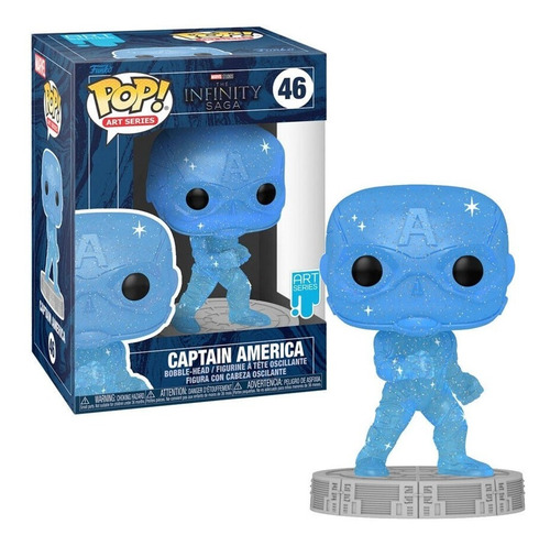 Imagen 3 de 4 de Pop! Marvel Infinity - Captain America (57614) 46 C/ Protect