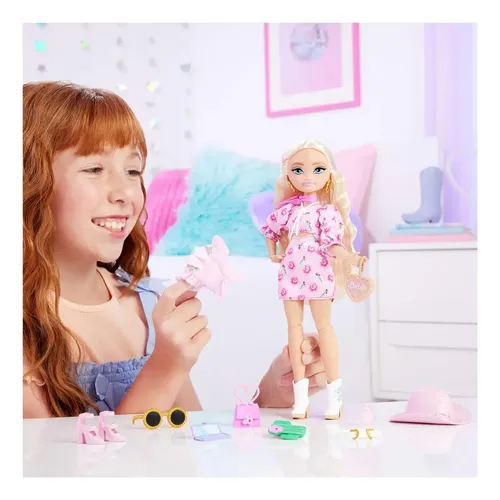 Barbie Un Toque de Magia Malibú Muñeca Rubia con Look fantasía, Mascotas y Accesorios para peinar, Juguete 3 años (Mattel HLC32 Barbie Un Toque de Magia Malibú Muñeca Rubia con Look fantasía, Mascotas y Accesorios para peinar, Juguete 3 años (Mattel HLC32