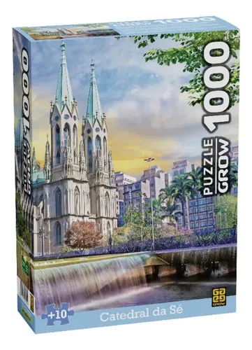 Quebra Cabeça Puzzle Catedral Da Sé 1000 Peças Grow