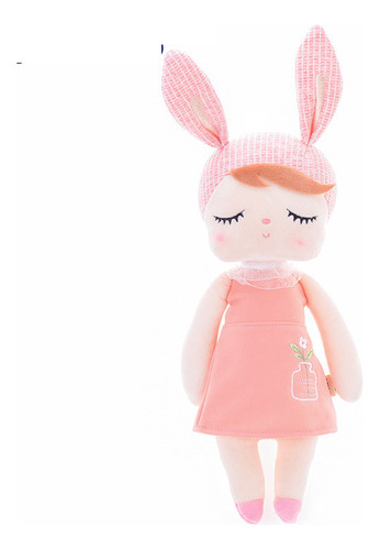 A Muñeca De Trapo Para Dormir Para Bebé, Rosa Y Naranja