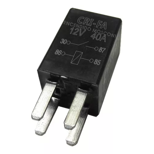 RELE 40 AMP SIMPLE INVERSOR P/AUTO (12V) – Led y Componentes