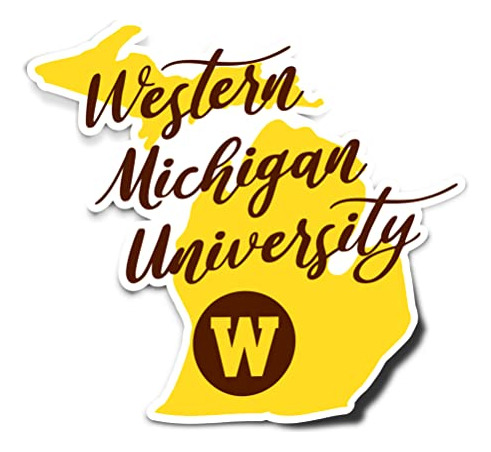 Western Michigan University Wmu Broncos Vinyl Decal Lap...