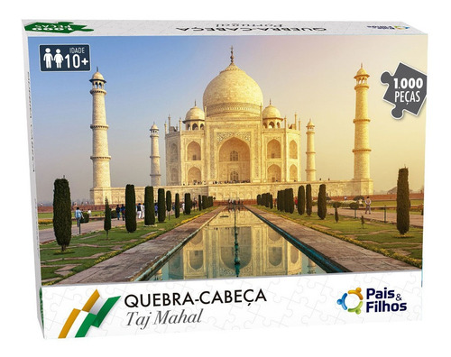 Quebra-cabeça Cartonado - Taj Mahal - 1000 Pcs