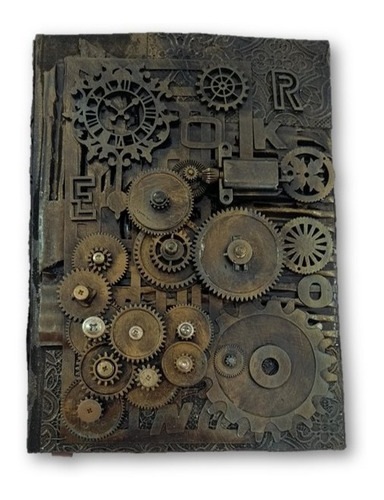 Imagem 2 de 10 de Agenda Sketchbook Steampunk