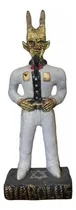 Comprar Figura Lucifer Diablo Dorado 42 Cm Base Pentagrama Resina