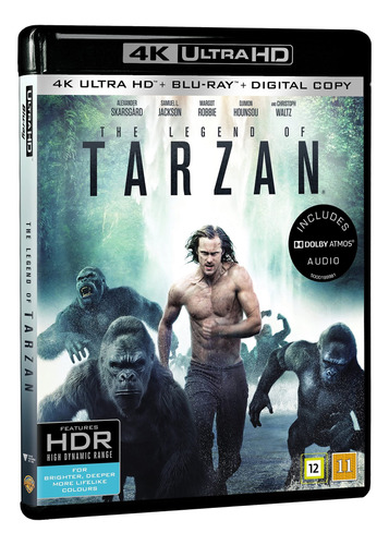 Leyenda Tarzan (4k Blu-ray) Pelicula Estandar Blu-ray