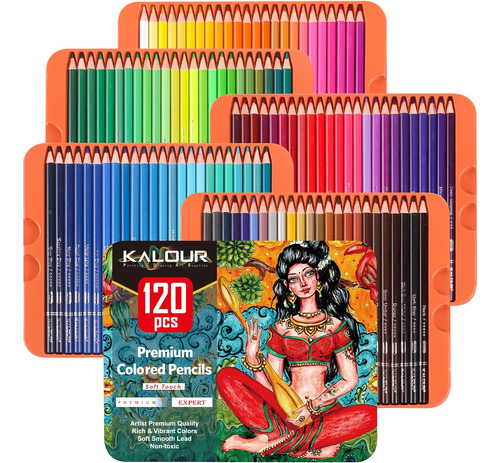 Lápices De Colores Profesionales, Juego De 120 Colores...