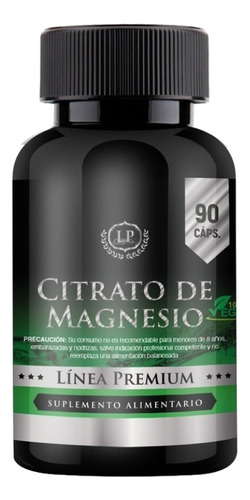 Imagen 1 de 2 de Suplemento en cápsulas Zeo Sport  Premium Citrato de Magnesio en pote de 50g 90 un