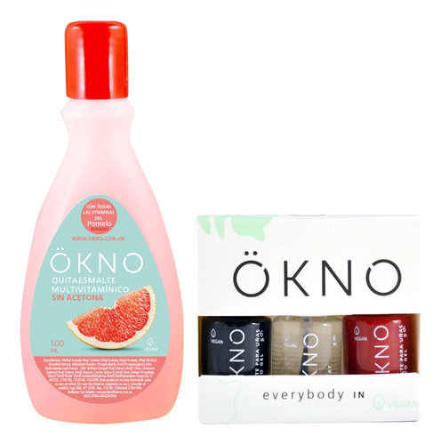 Gift Box Rock Ökno C/quita C/vitaminas Gel Vegano 17free