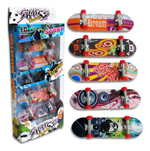 Kit 3 Skates De Dedo Fingerboard - Marca Radical X-trick