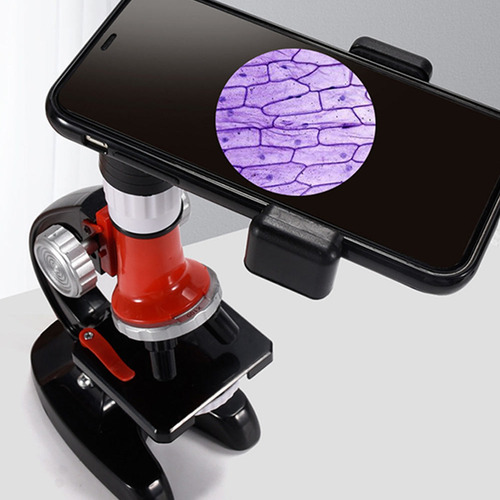 1 Juego De Microscopio Divertido De Microscopio De Alta Defi