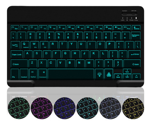 Teclado Bluetooth Retroiluminado Para Laptop,iPad,smartphone