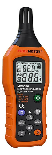 1 Medidor Portátil De Humedad De Temperatura Digital