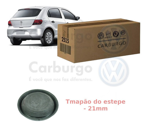 Imagem 4 de 7 de Kit Tampão Caixa De Ar + Estepe Original Volkswag Gol G5 G6