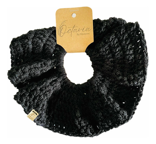 Collet Scrunchie Negro Octavia By Rhoncus Xl