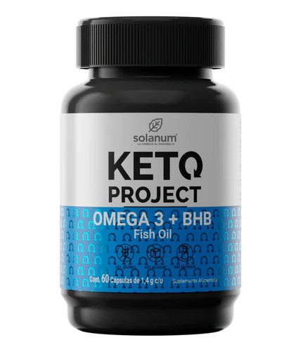 Solanum Keto Project Omega 3+bhb Fish Oil 60 Cap De 1,4g Sfn