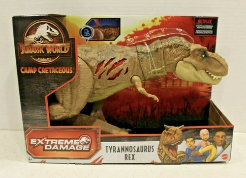 Imagen 1 de 4 de Jurassic World Tyrannosaurus Rex Tiranosaurio Daño Extremo @