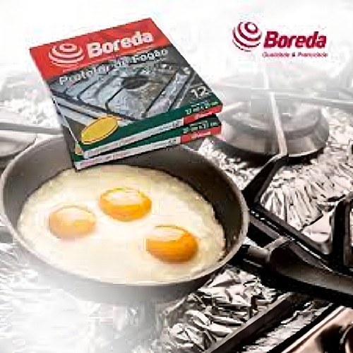 Protetor Forro Aluminio Fogão Manter Proteger Boca Fogareu