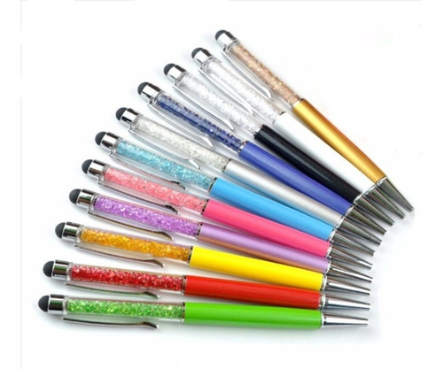 Set De 20 Plumas Stylus Con 20 Fundas De Terciopelo 