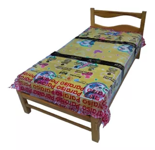 Cama De Madera 1.5 Plaza (no Incluye Colchón)