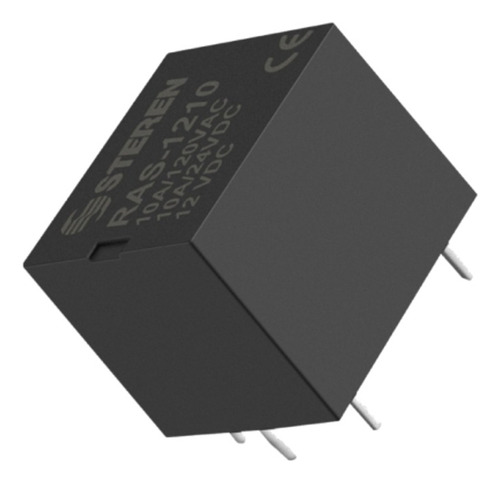 Relevador 12v Salida 120v 10a Ras-1210 Steren Paq 10 Piezas