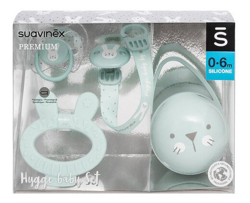 Suavinex® Set Hugge Baby Silicona | 0-6m 