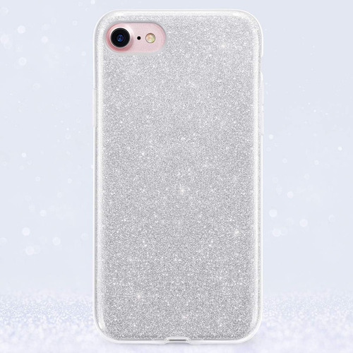Milprox Glitter Fase Compatible Con iPhone SE 2022, iPhone 8