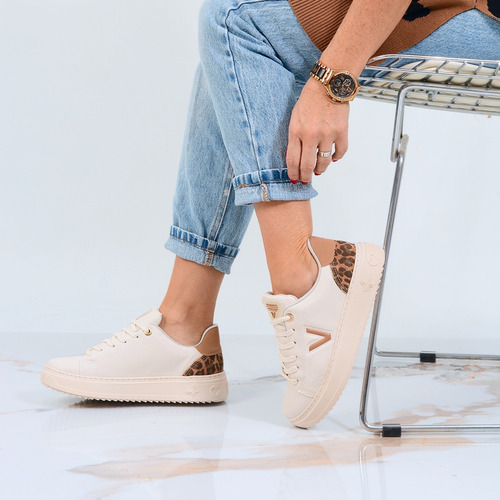 Zapatilla Sneakers Mujer Con Plataforma Via Marte Urbanas.