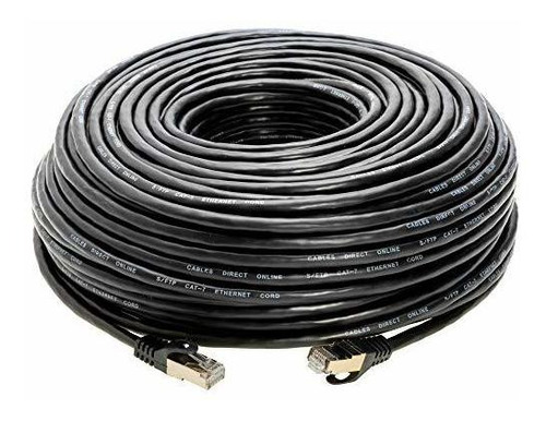 200 Pies S / Ftp Cat 7 Cable De Cobre Blindado Ethernet Rj45