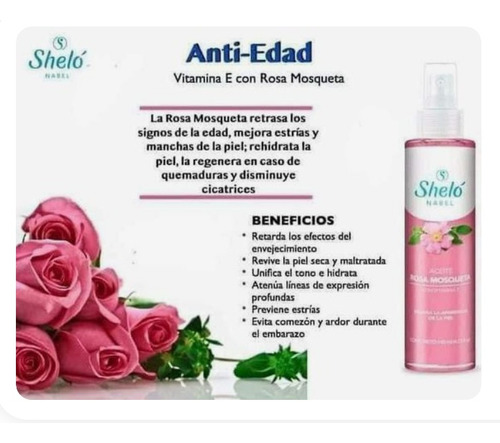 Crema Para Estrias Embarazo Previene Rosa Mosqueta Shelo Nab