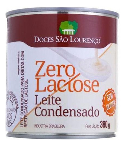 Leite Condensado Zero Lactose Sao Lourenco 380g