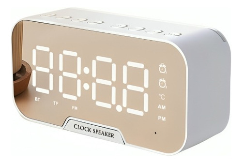 Reloj Digital De Mesa Con Parlante Pantalla Led 