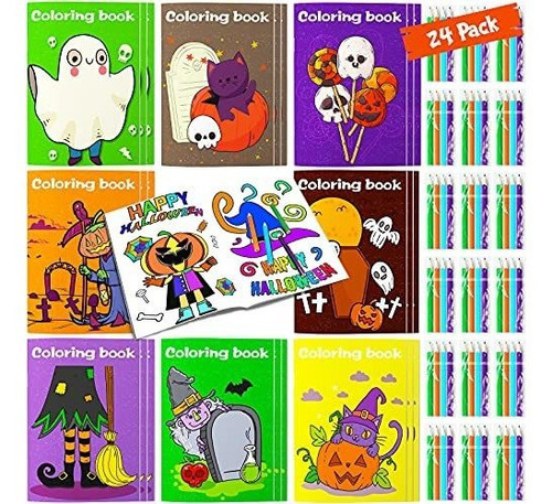 40 Pack Halloween Coloring Books, Halloween Party 2x85g